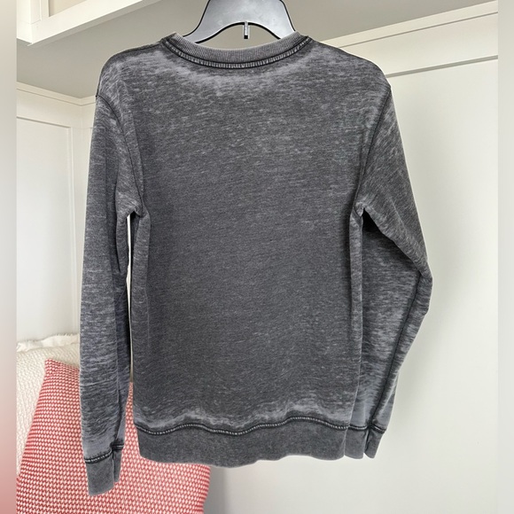 Recycled Karma Grey Burnout Sonny and Cher crewneck Sweatshirt Size Small - Picture 9 of 12